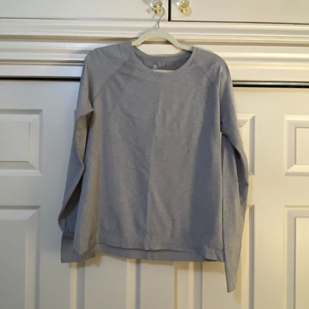 Target Gray All in Motion Seamless Long Sleeve Top - Size XL